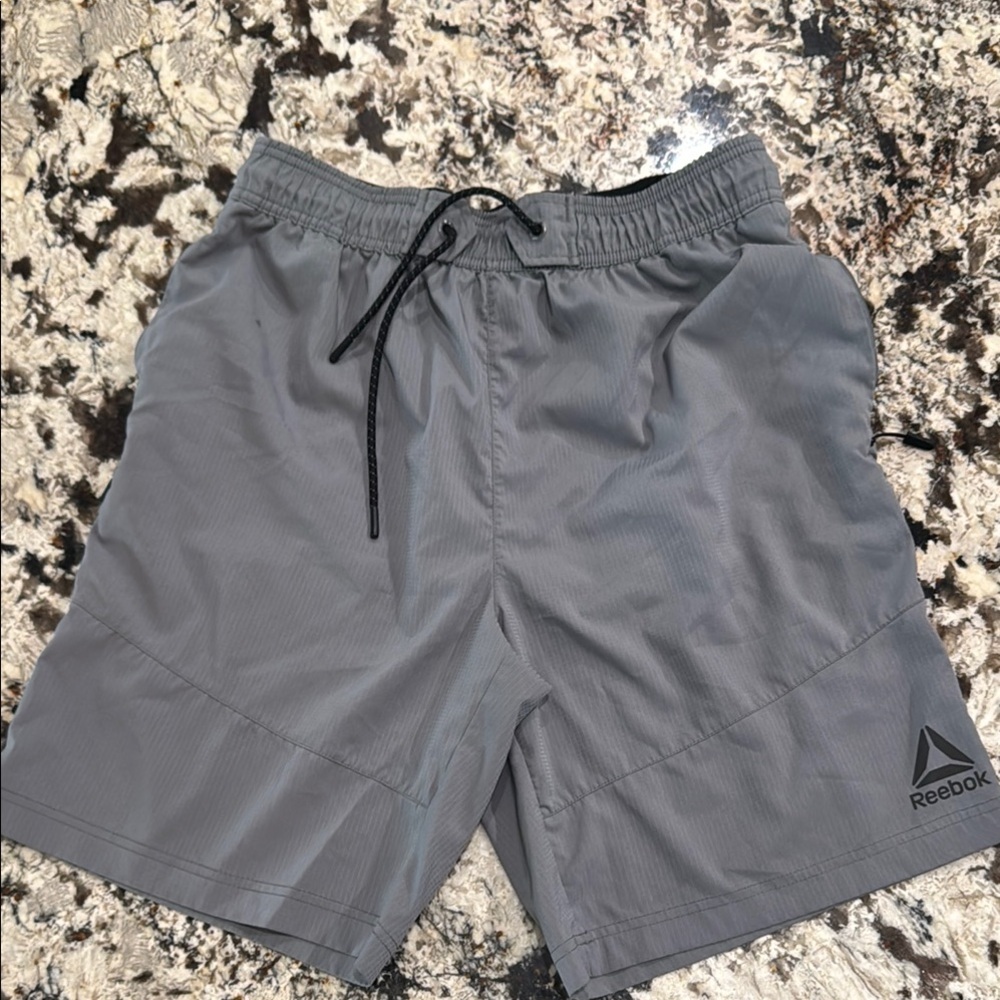 Mens Reebok Charcoal Performance Shorts size Medium